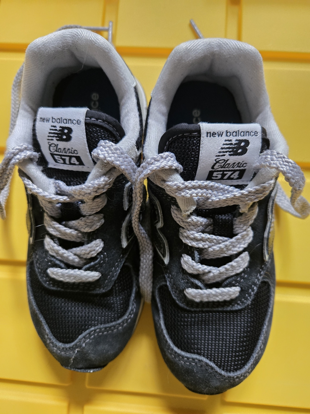 New Balance Kids Classic 574 Sneakers - Black/Gray